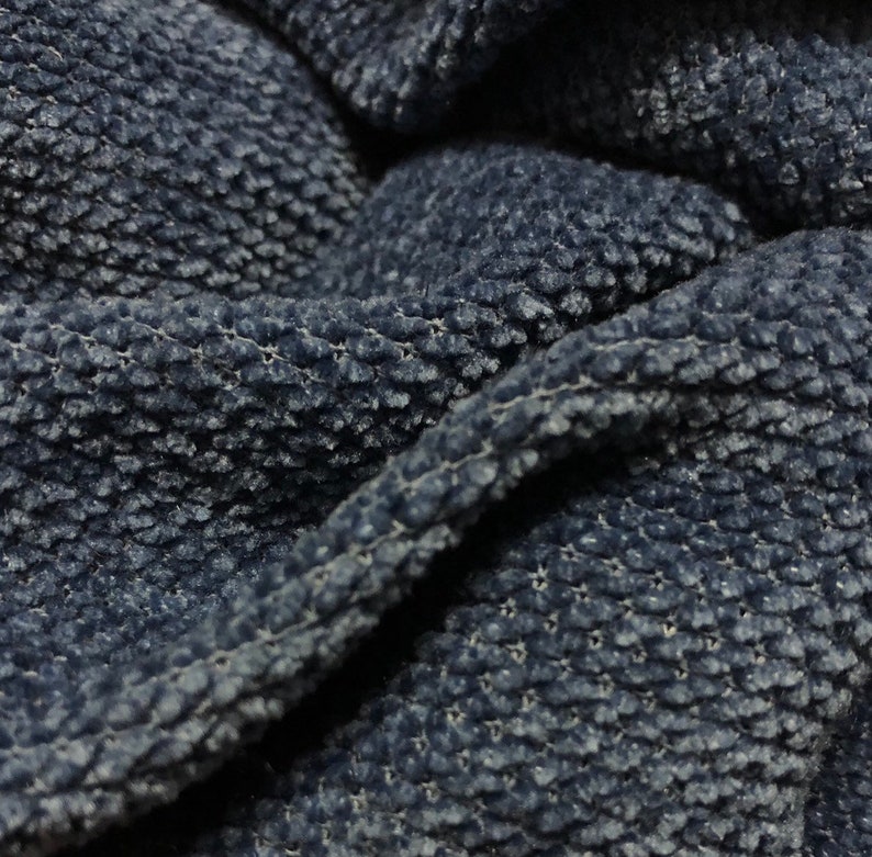 blue sweater knit fabric