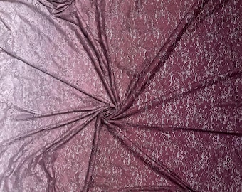 Lace Fabric Hombre Design 1-1/2 Yard