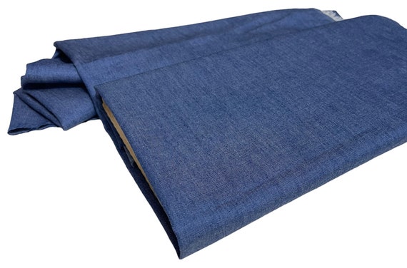 Arvind Men's Cotton Denim Unstitched Stretchable Jeans Fabric (Marine Blue,  1.30 M) | Jeans fabric, Fabric, Marine blue