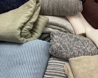Random Variety of Jersey Knits Various Length,Color Options,Hacci Knits