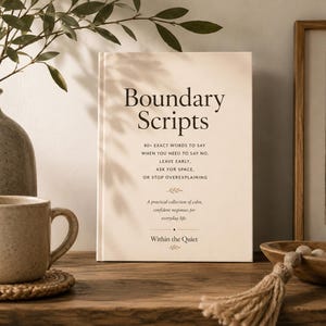 Boundary Scripts | 80+ Exact Words to Say No, Set Boundaries | Digital Guide PDF