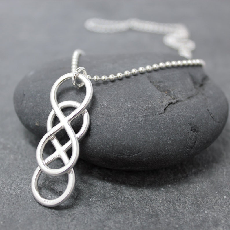 DOUBLE INFINITY Necklace for men image 1