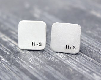 SPACE initial Cufflinks, Cuff links for men