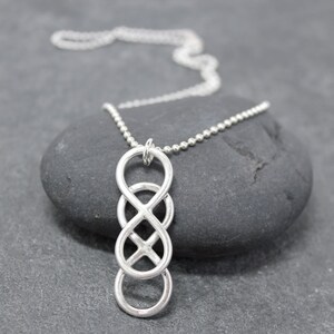 DOUBLE INFINITY Necklace for men image 2