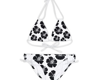 Ensemble bikini à lanières (AOP)