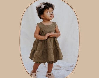 Three Teir Baby Dress and Bloomer PATTERN