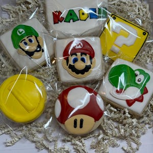Mario Bros Royal Zuckerguss Kekse