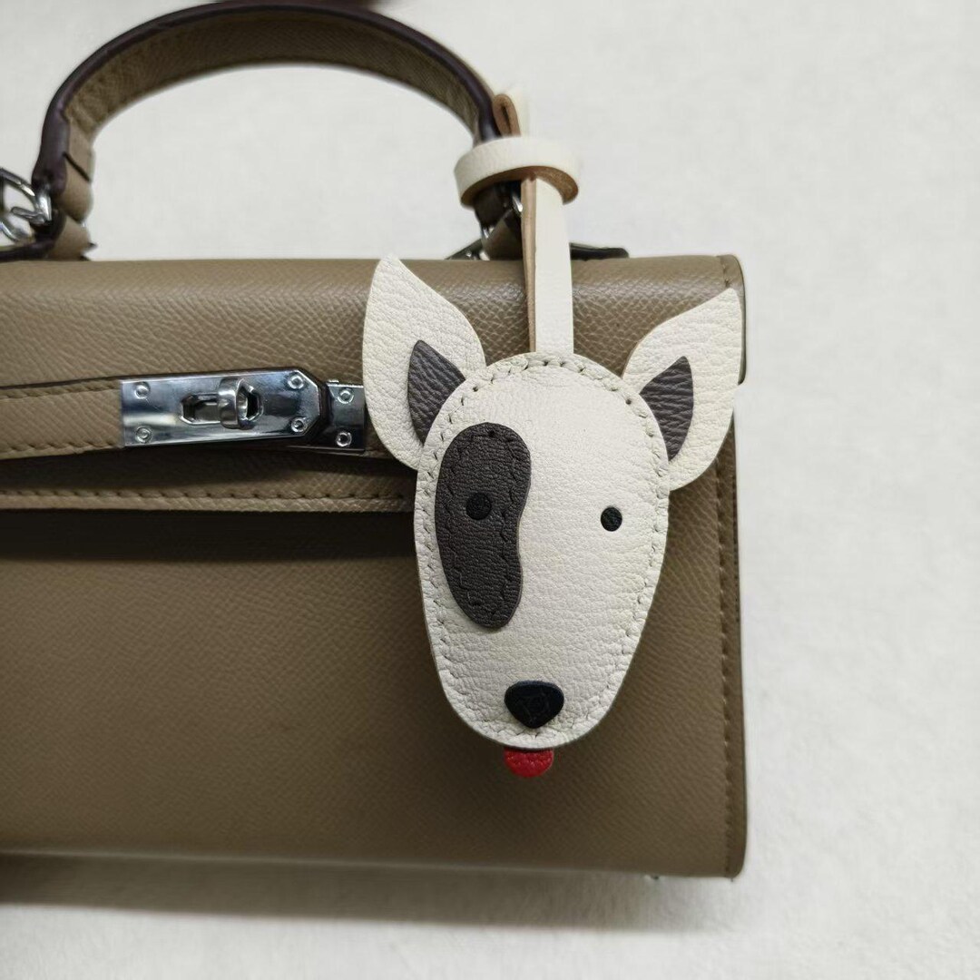 Bull Terrier Heart Pattern Print Backpack main image 0