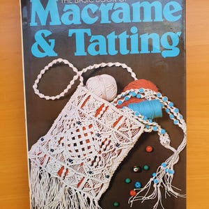 Grundläggande makramé och frivoliteter 1973 inbunden bok