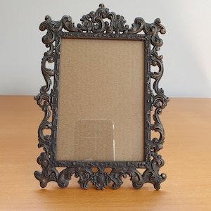 Vintage Italiaans sierlijk messing metalen frame