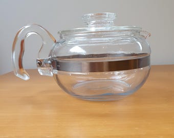 オールドパイレックス ティーポット６カップ フレームウェア ヴィンテージ 美品 オールドパイレックス ティーポット6カップ フレームウェア