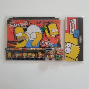 Vintage 2005 The Simpsons Stationery set