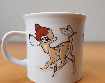 Vintage Bambi Ceramic Mug