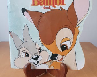 1970年代のウォルトディズニーバンビハードカバー本; ヴィンテージ児童