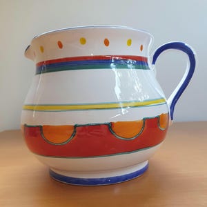 Large Ceramic Jug, Made in Italy