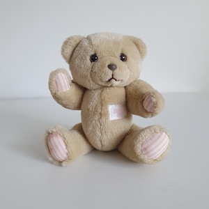 Vintage 90-tals dansande björnar anslutna till plyschbjörn från Golden Bear Products