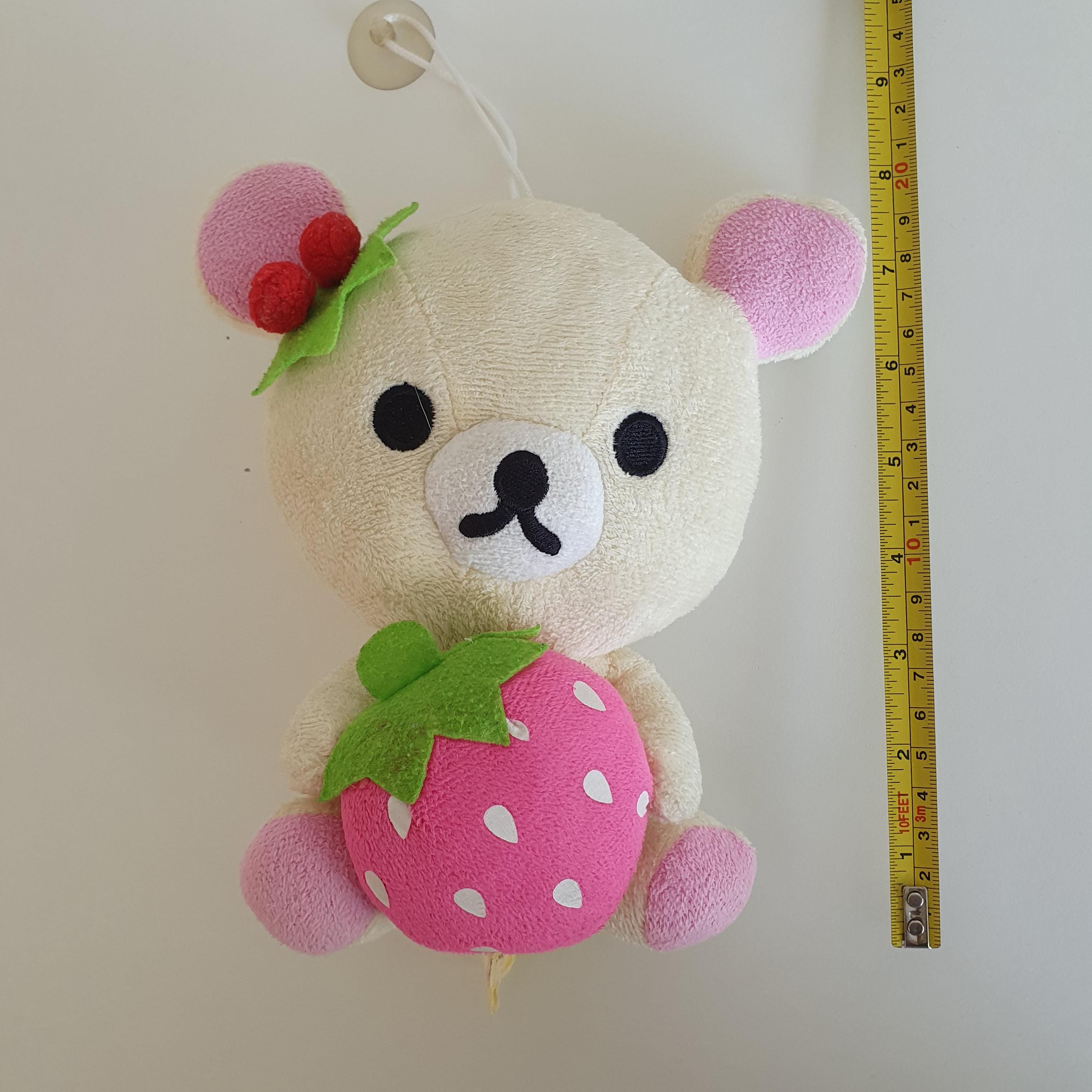 San-x Korilakkuma Strawberry Plush Toy - Etsy