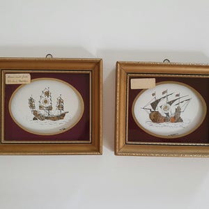 Ken Breit Bent Uhren Collage Artwork, 2er Set