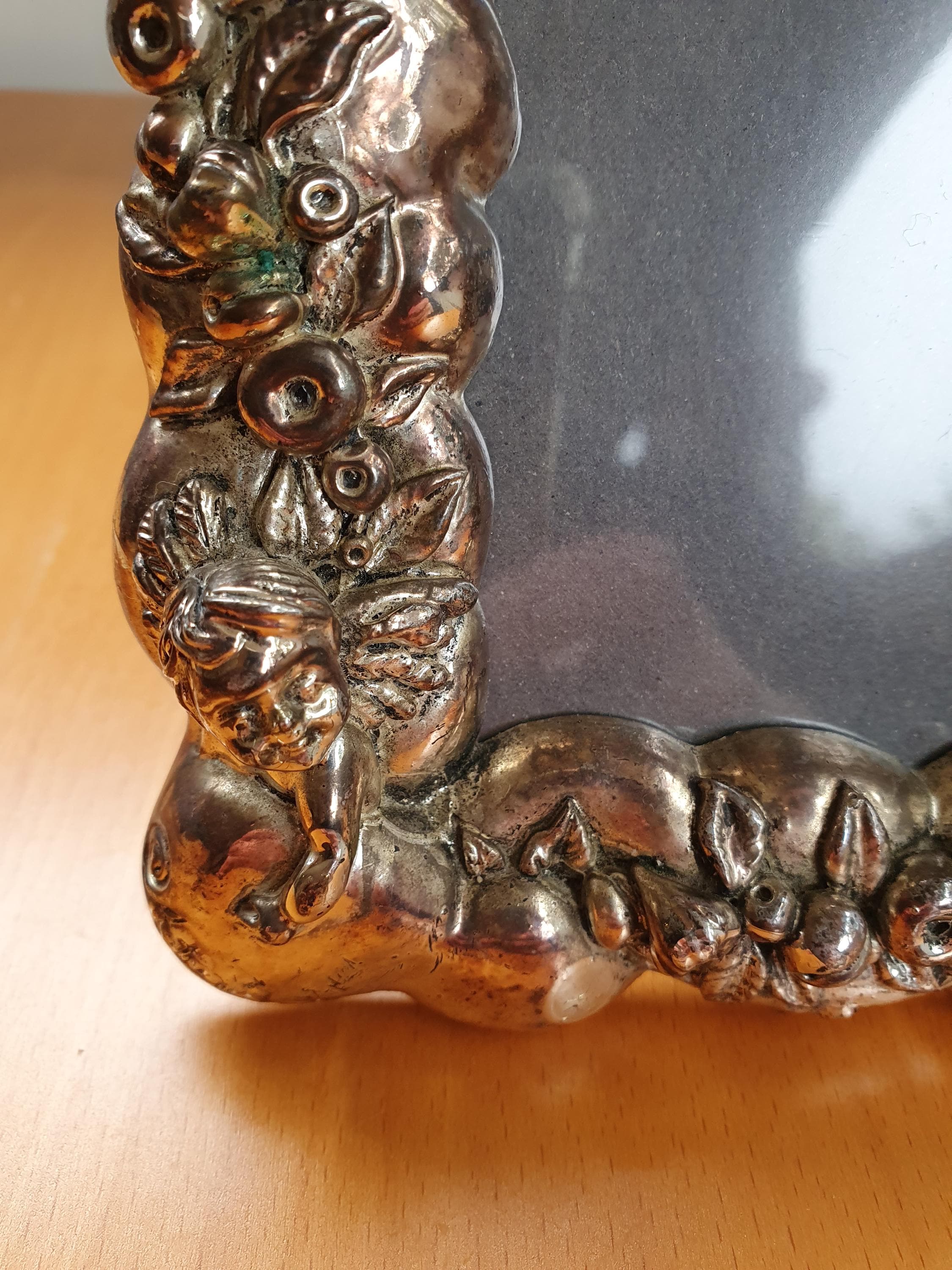 Vintage 90s 3D Silver Cherub Angel Frame - Etsy