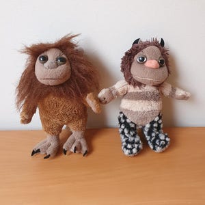 Vintage Where The Wild Things Are Carol and K.W Plush Toys
