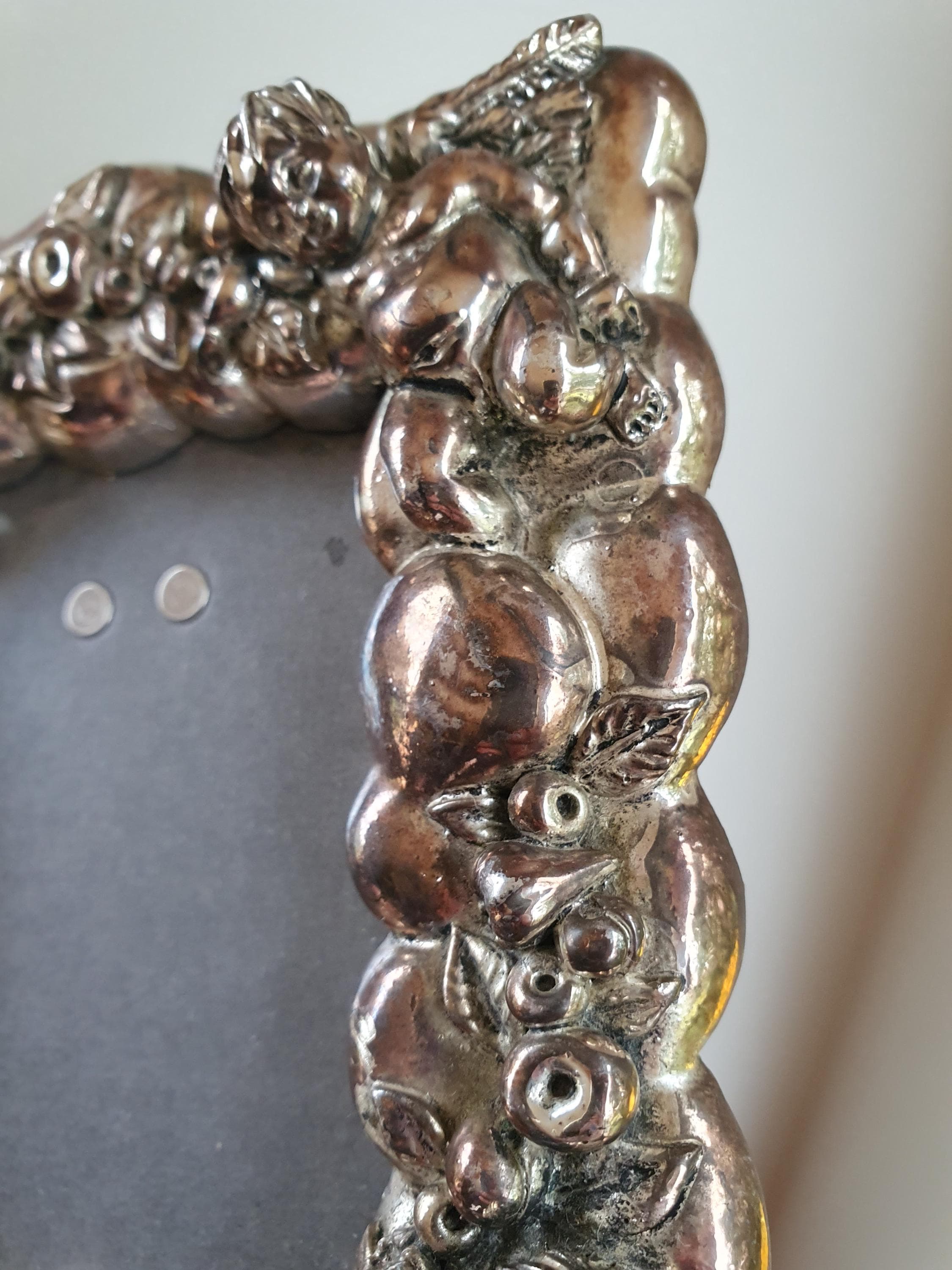 Vintage 90s 3D Silver Cherub Angel Frame - Etsy