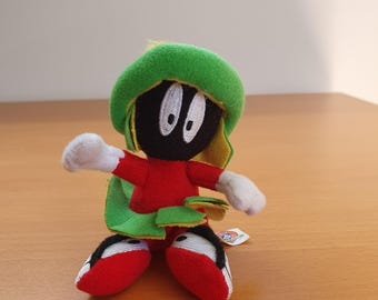 Vintage 1999 Mini Marvin the Martian Plyschleksak