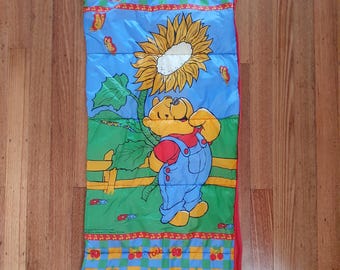 Vintage Disney Winnie The Pooh Kids Sleeping Bag