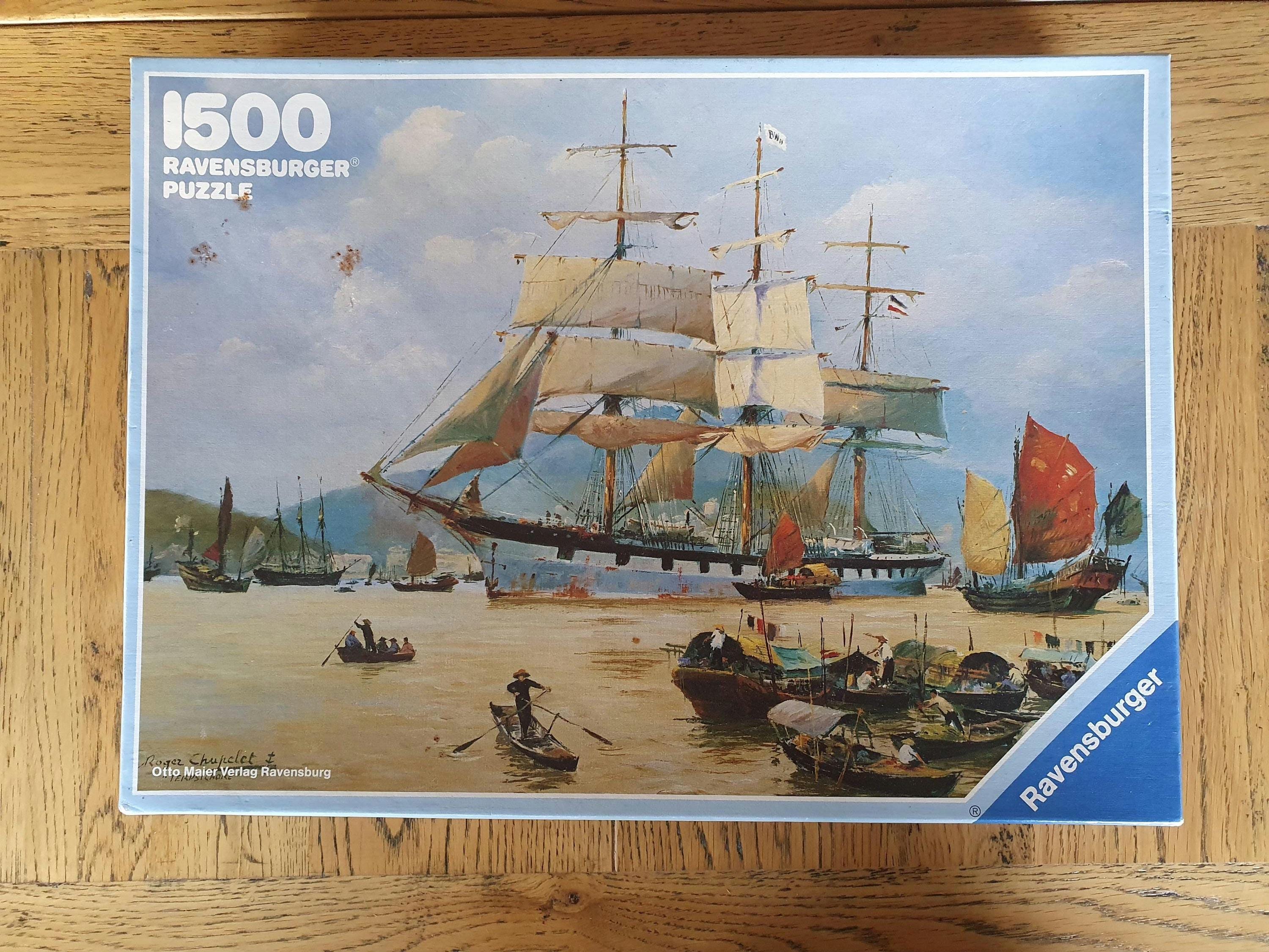 Vintage 1984 Ravensburger Ships and Boats Puzzle