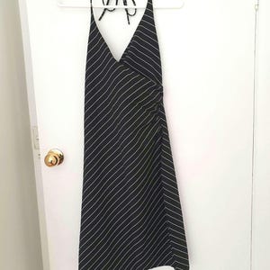 Vintage Esprit Halter String Tie Back Dress