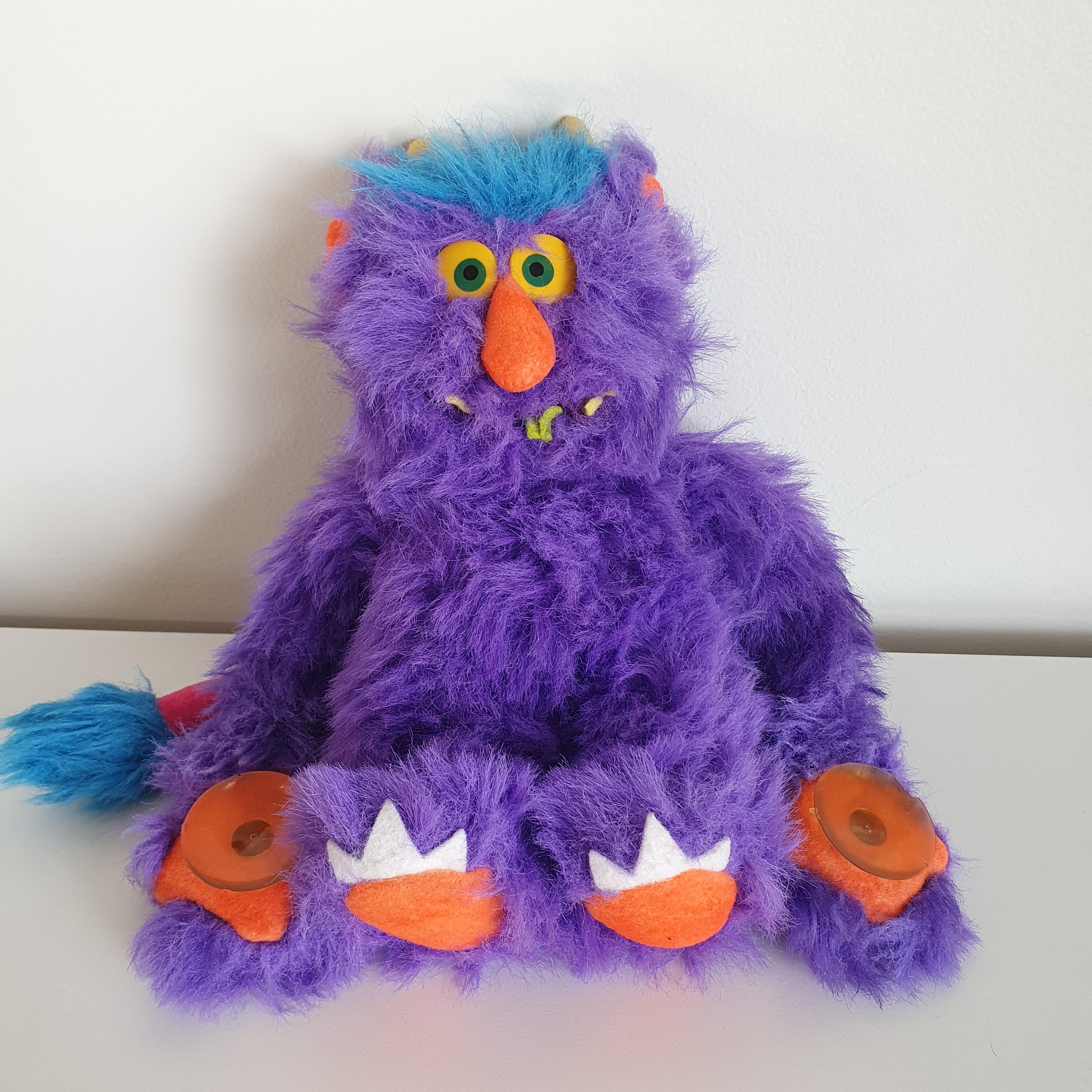 THE MONSTERS ワイルド Vintage 80s Weirdo Willy Plush Monster Toy With Suction Cups by