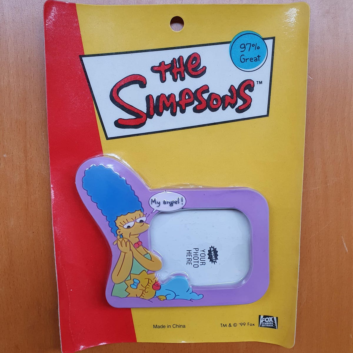 Vintage 1999 the Simpsons Marge Magnetic Plastic Photo Frame - Etsy