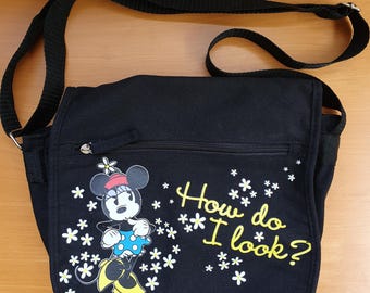 Vintage Y2K Minnie Mouse Disney How Do I Look? Canvas Bag