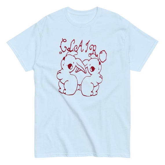 Clairo Bunny Rabbit Charm Tour Merch T-shirt Tee - Etsy
