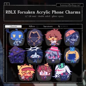 RBLX Forsaken Phone Charms