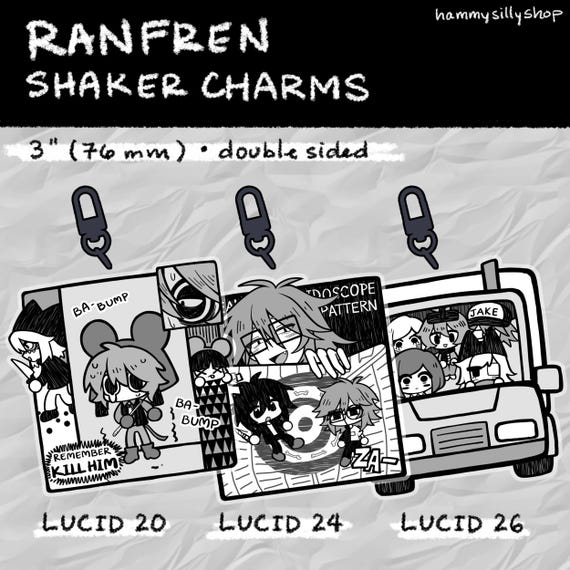 Ranfren Acrylic Shaker Keychains - Etsy Hong Kong
