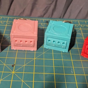 Lot de 4 porte-clés GameCube
