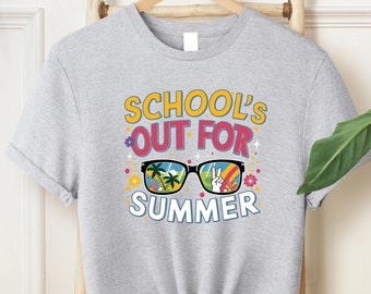 School's Out For Summer T-Shirt, Teacher Summer Shirt, Last Day Of School Shirt, End Of The Year Shirt, Gift For Summer, Funny Summer Tee