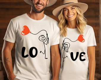 Couple Love T-Shirt, Gift For Fiance, Love Tee, Newlywed Gift, Gift For Wife, Engagement Shirt, Funny Love Shirt, Birthday Gift For Wife