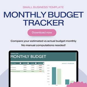 Monthly Budget Tracker for Business