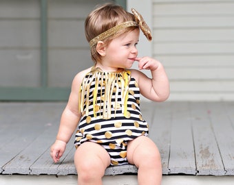 Striped Baby Toddler Romper- Baby Gift, Toddler Romper, Baby Gift, Toddler Gift, Toddler Outfit, Baby Outfit, Birthday Gift, Gift for her