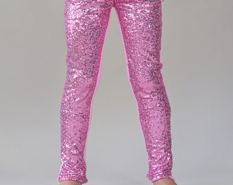 Pink glitter pants Clearance