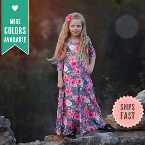 fall tween dresses Dresses for Kids Brown Long Sleeve Dress Fall Winter Girls Formal Dresses  Girls Dresses Size 10-11 Years