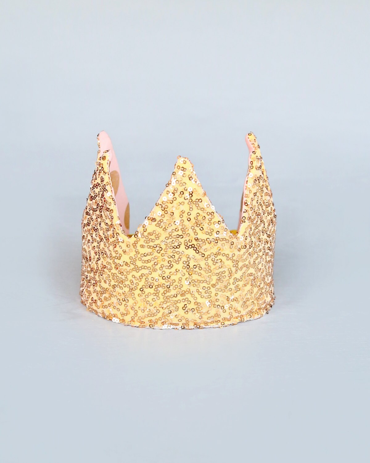 Dress up Crown Sequin Crown Birthday Crown Blush and Etsy