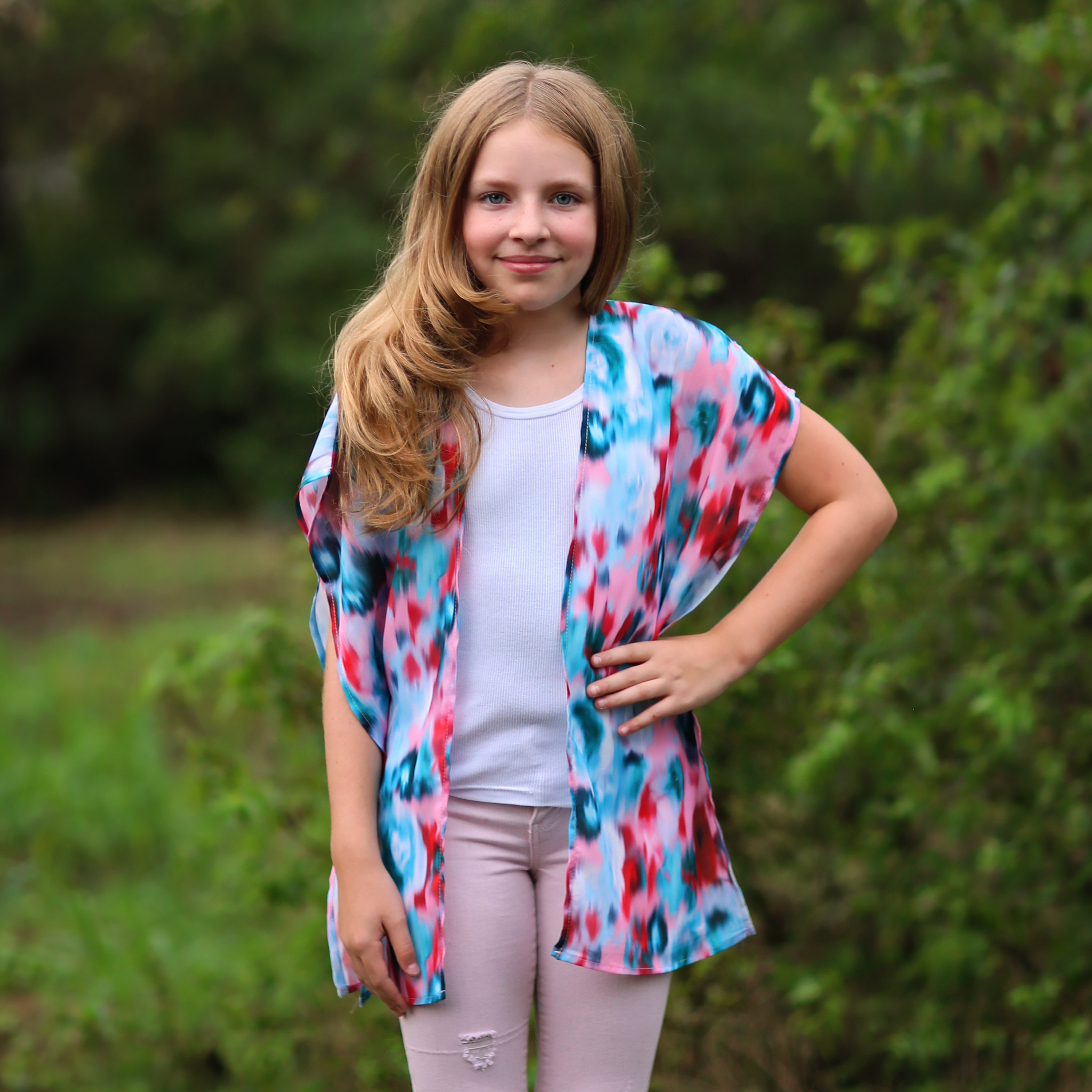 Girls kimono jacket store