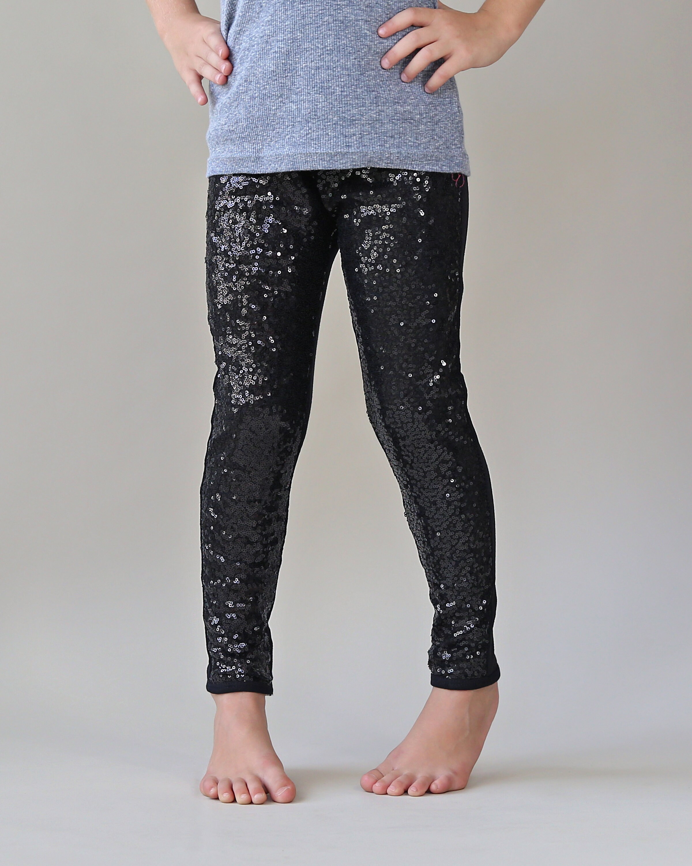 Black Sequin Pants Black Leggings Black Sequin Leggings Black Leggings,  Black Pants, Dance Pants, Birthday Outfit, Costume Pants, Black 