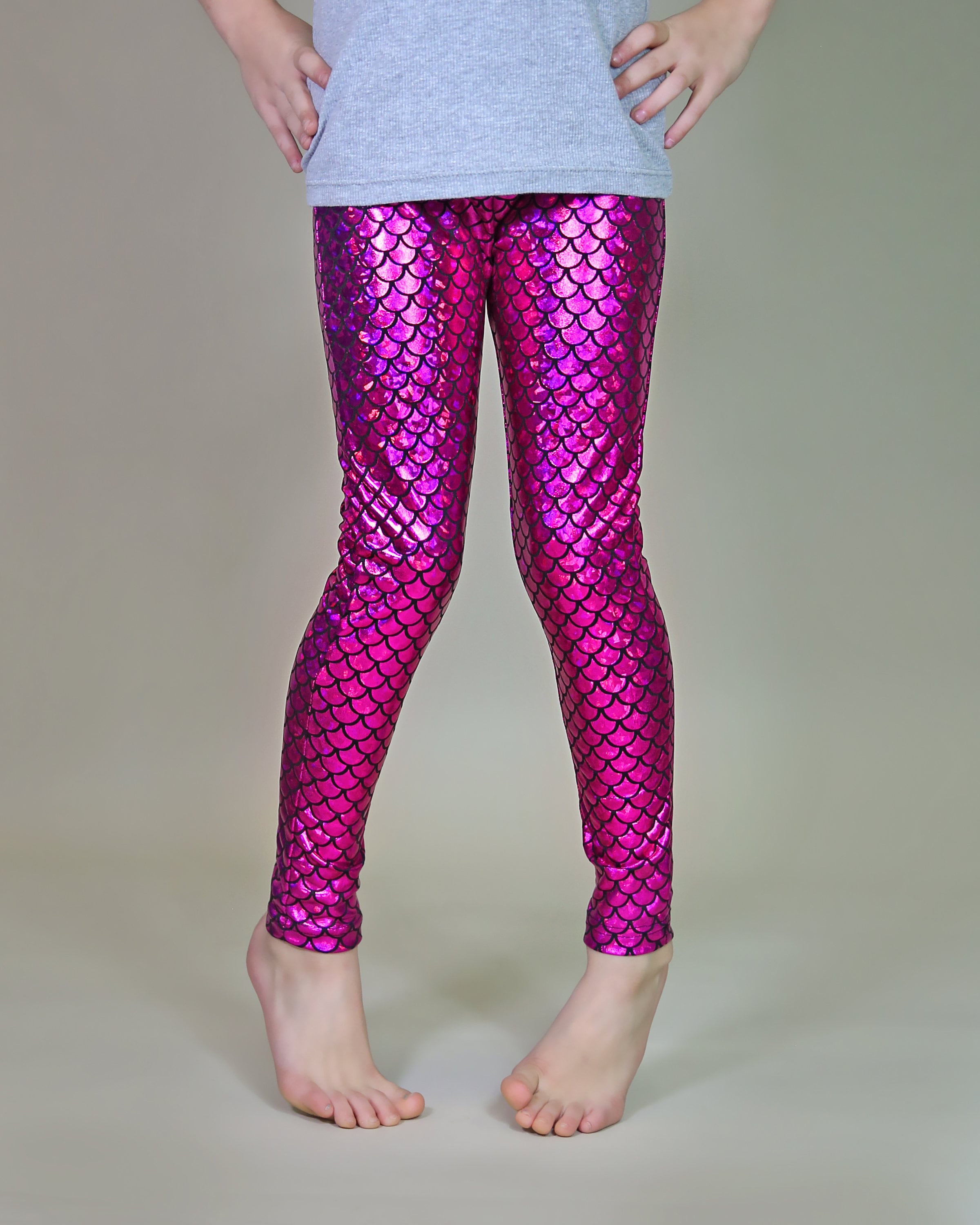 Pink clearance mermaid leggings