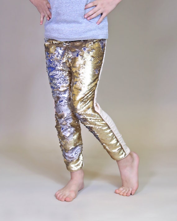 Unicorn Sequin Leggings Grey | Girls' Trousers & Leggings | Monsoon Global.