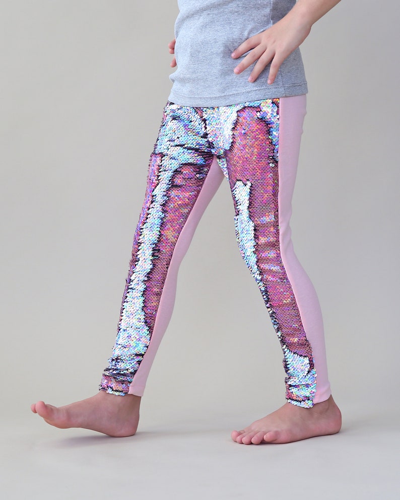 pink holographic pants