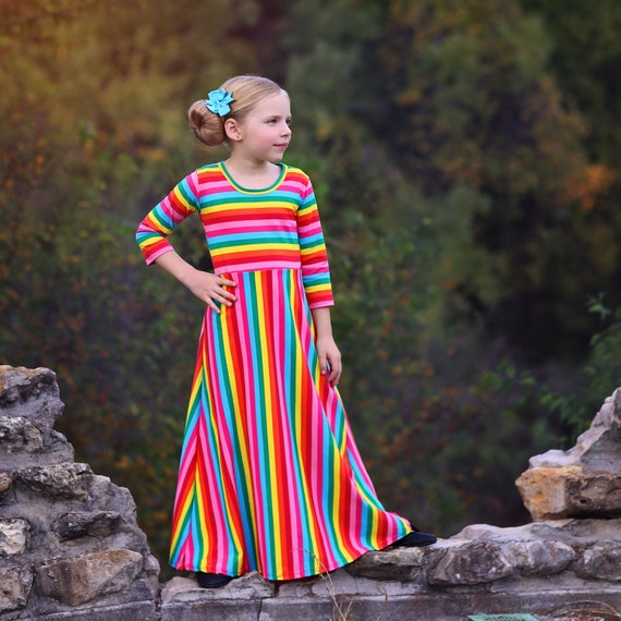 Casual girls maxi dress hotsell