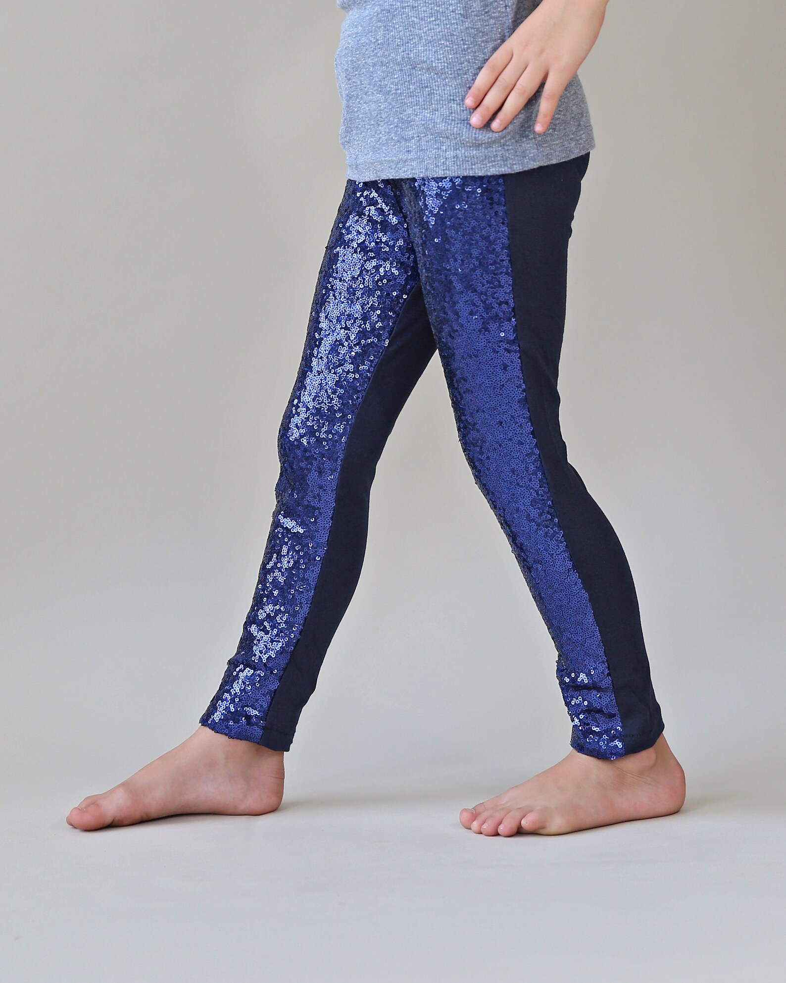 Navy Sequin Pants Navy Leggings Navy Sequin Leggings Etsy